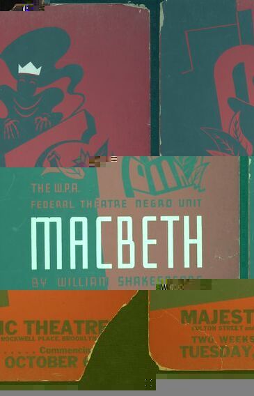Glitched NYC Macbeth Poster Glitched NYC Macbeth Poster
