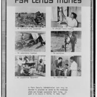 Farm Security Administration exhibit (FSA Lends Money)