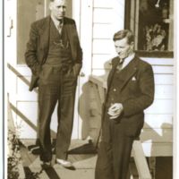 Thodur Einarsson and John Olafson, group portrait, photograph