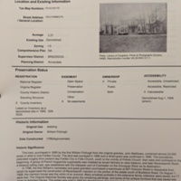 Fairfax County Historic places Info page